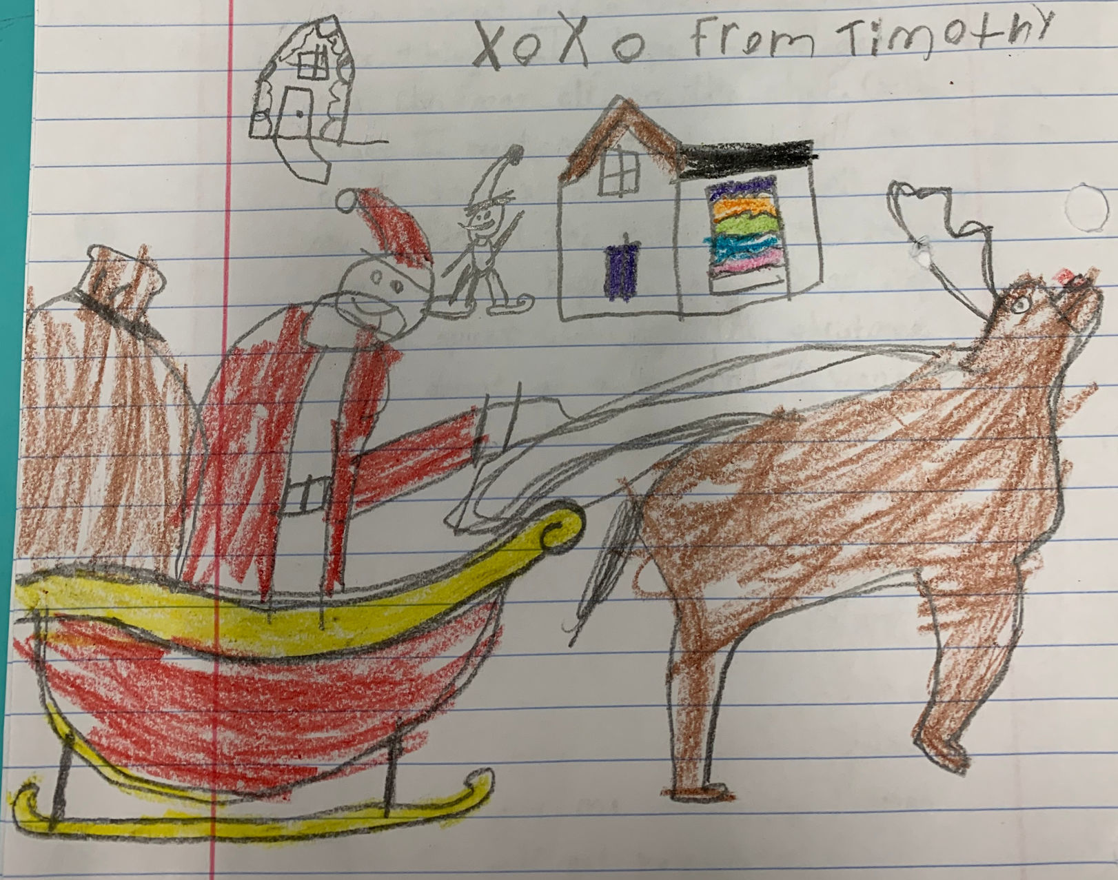 Letter to Santa, timothy artwork